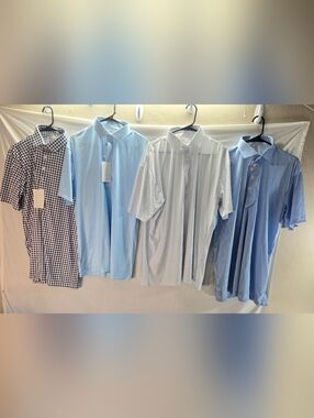 Lot of 4 Collars & Co Men's Size XL Polo Dress Shirts New with Tags & NWOT